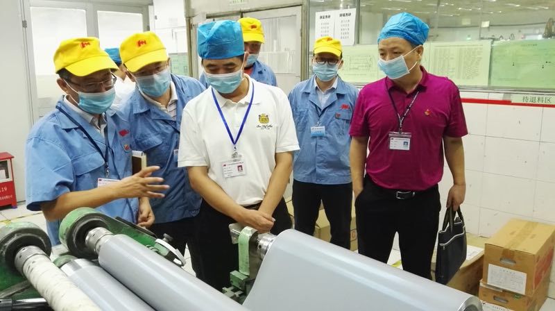 風華高科黨委書記、董事長王廣軍深入利華、正華（高要正華）公司調研