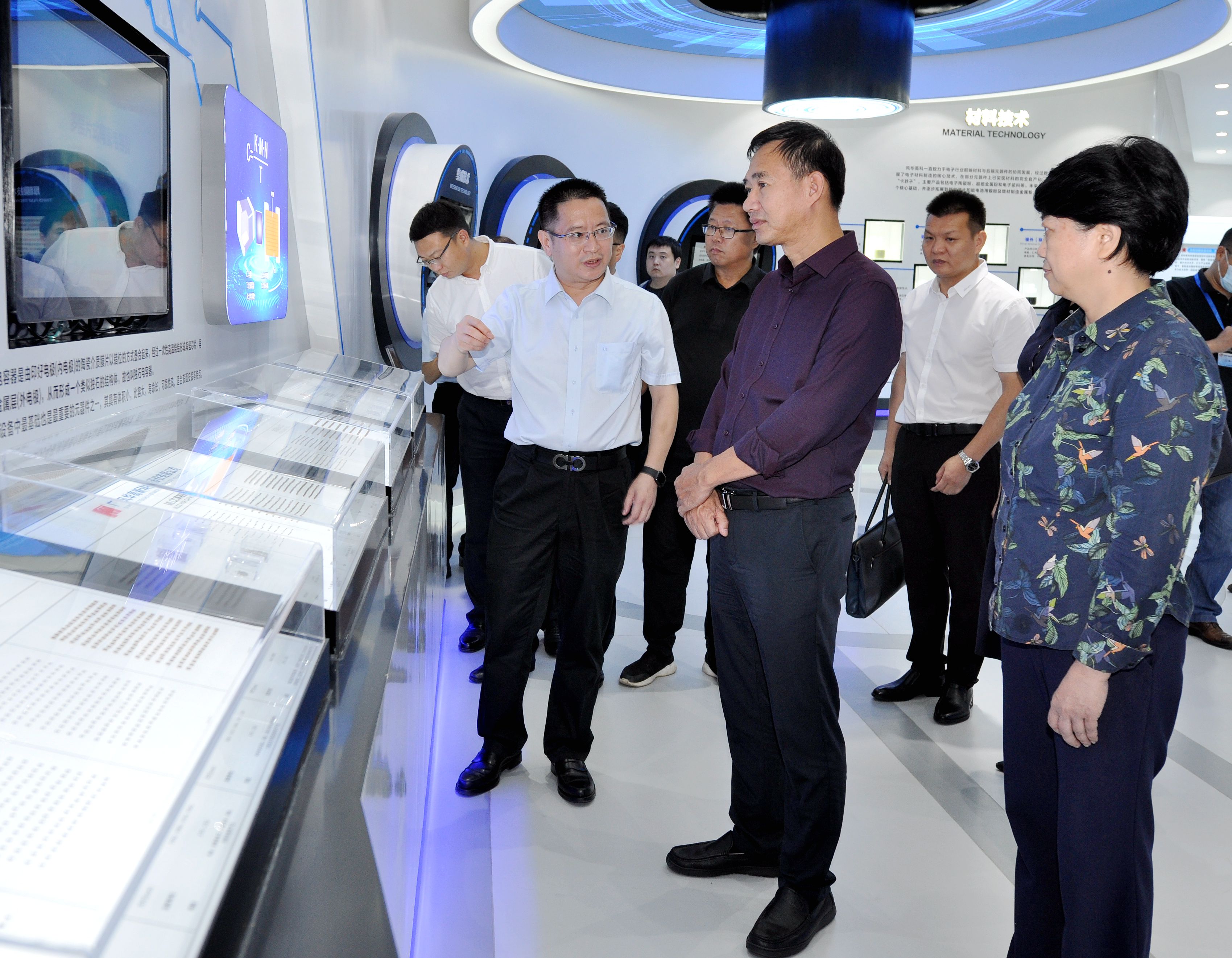 永州市委副書記、市長朱洪武帶隊考察風華高科